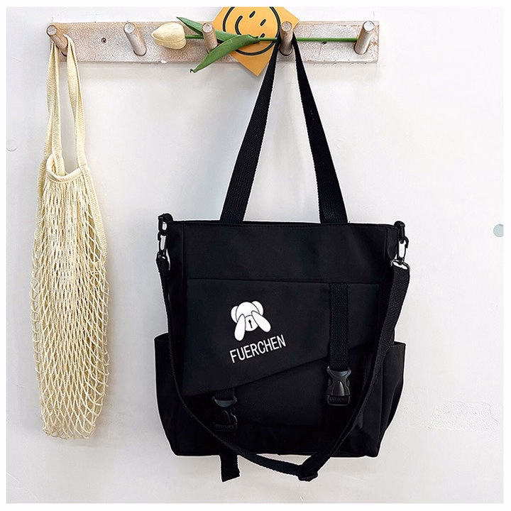 Túi Tote Đeo Chéo Unisex Phong Cách Hàn Quốc – Siêu Chất, Cực Trendy Pp772 - Pipi Store - Ảnh 3