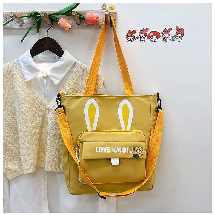 Túi Tote Đeo Chéo Tai Thỏ – Must-Have Cho Các Nàng Wh776 - Winnie House - Ảnh 7