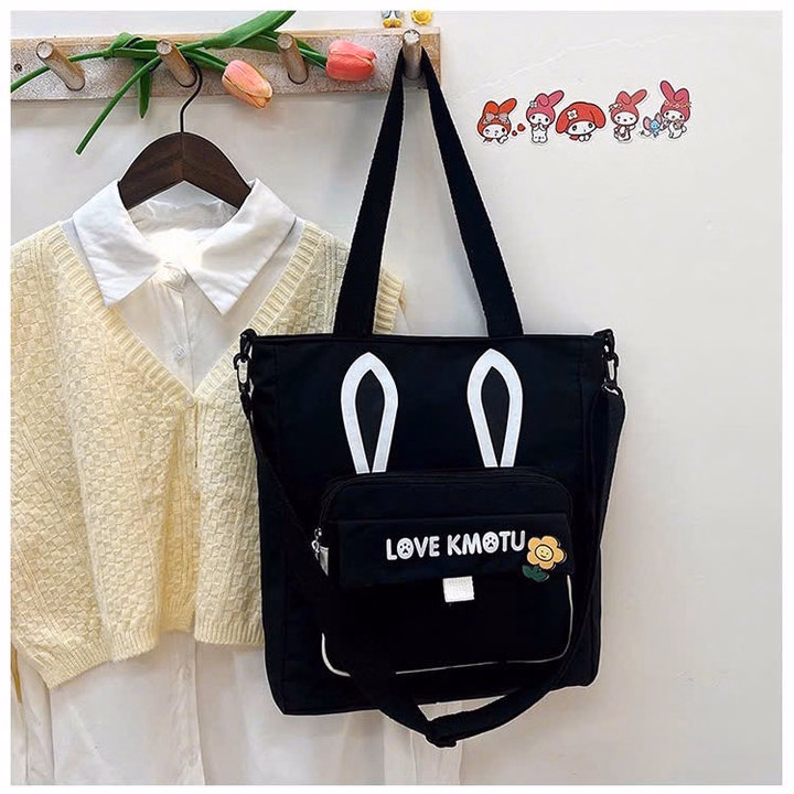 Túi Tote Đeo Chéo Tai Thỏ – Must-Have Cho Các Nàng Wh776 - Winnie House - Ảnh 5