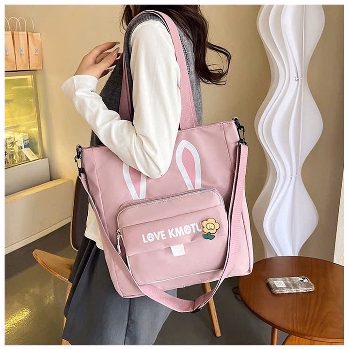 Túi Tote Đeo Chéo Tai Thỏ – Must-Have Cho Các Nàng Wh776 - Winnie House - Ảnh 13