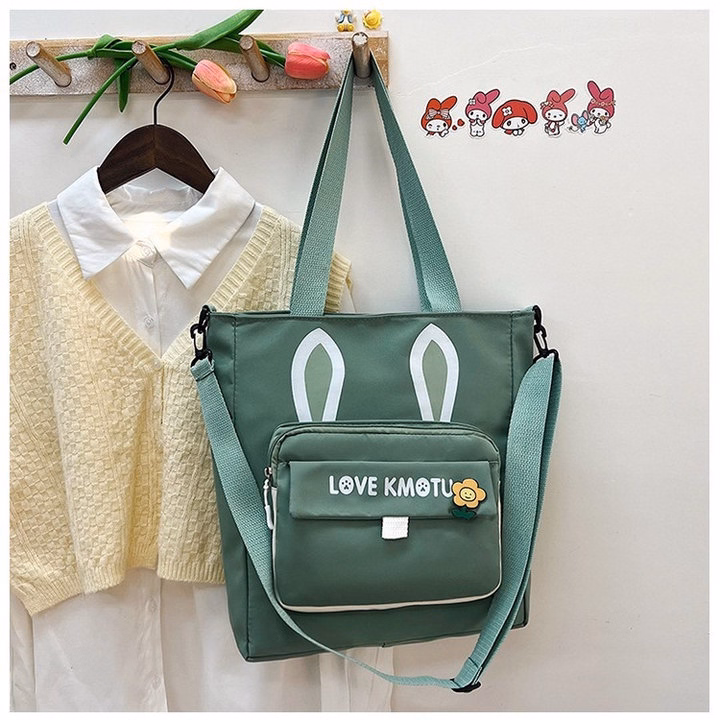 Túi Tote Đeo Chéo Tai Thỏ – Must-Have Cho Các Nàng Pp776 - Pipi Store - Ảnh 4