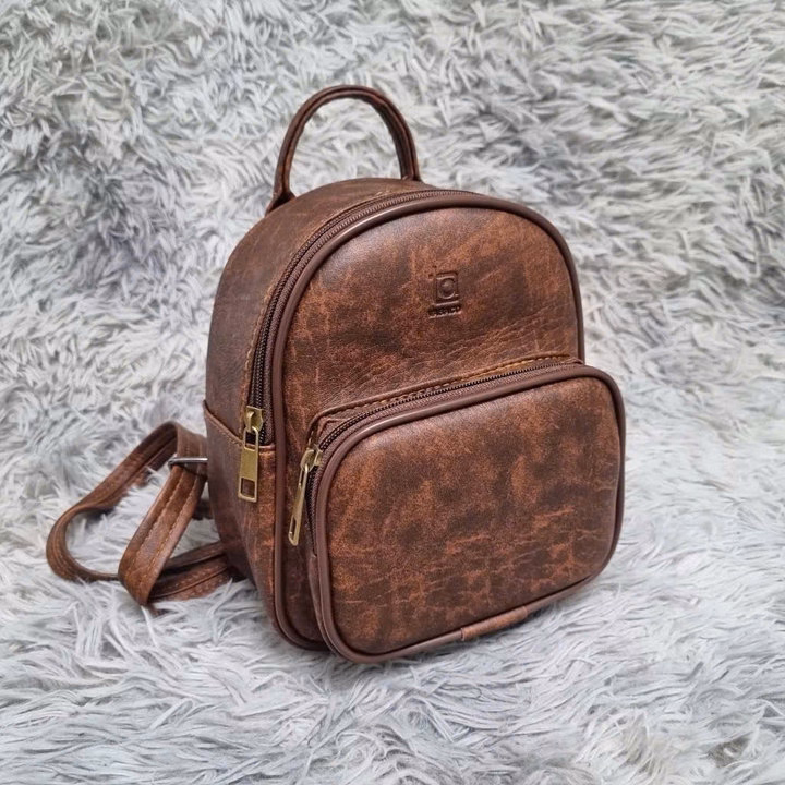 Balo Da Mini 2 Màu – Chất Da Dày, Mềm Mại, Siêu Sang Pp786 - Pipi Store - Ảnh 2