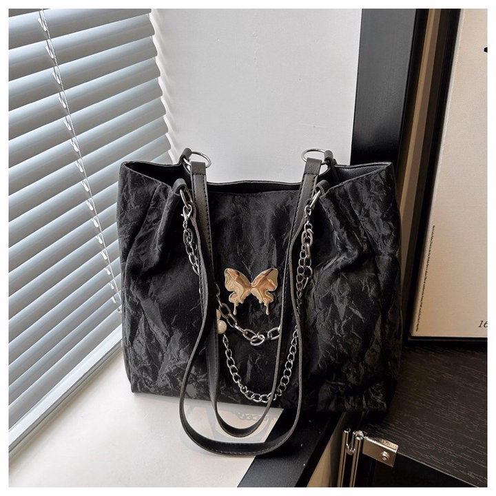 Túi Xách Nữ Hình Bướm – Da Nhung Phối Xích Sang Trọng, Đẳng Cấp Pp801 - Pipi Store - Ảnh 2