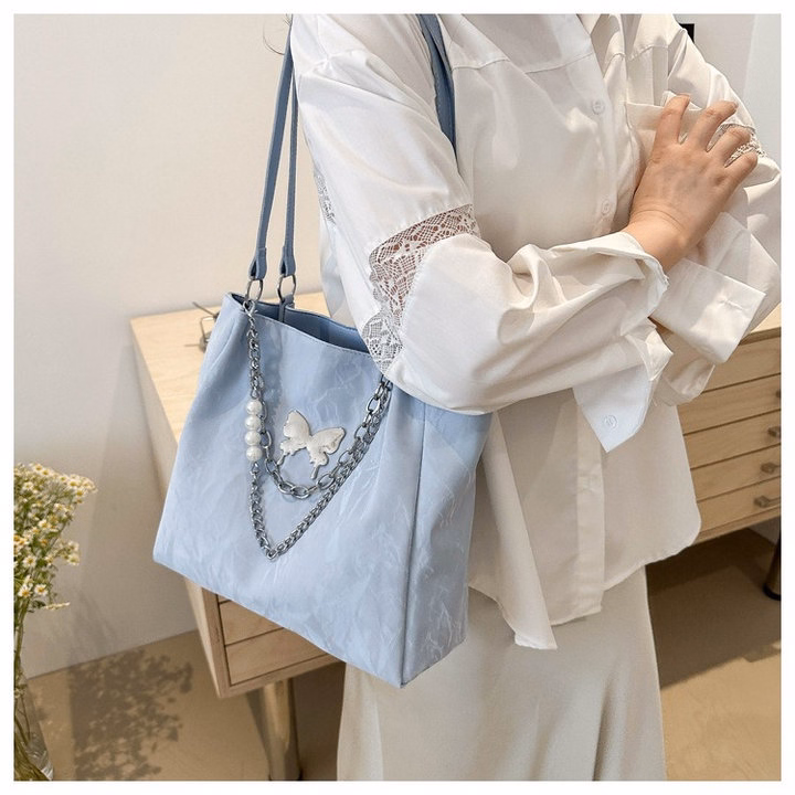 Túi Xách Nữ Hình Bướm – Da Nhung Phối Xích Sang Trọng, Đẳng Cấp Pp801 - Pipi Store - Ảnh 15