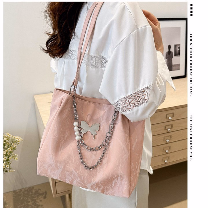 Túi Xách Nữ Hình Bướm – Da Nhung Phối Xích Sang Trọng, Đẳng Cấp Pp801 - Pipi Store - Ảnh 14