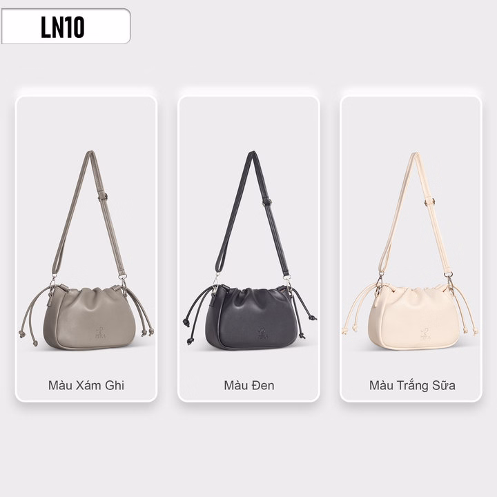 Túi Rút Đeo Chéo Da Nữ Trẻ Trung Petla Ln10 - Ảnh 18