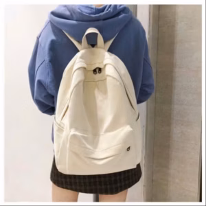 Balo Vải Trơn Đi Học Vừa A4 Kt43-Nana House