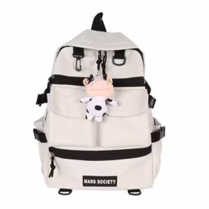 Balo Đi Học Vừa A4 Mars 2 Túi Khóa Ngang St76O-Sam Store