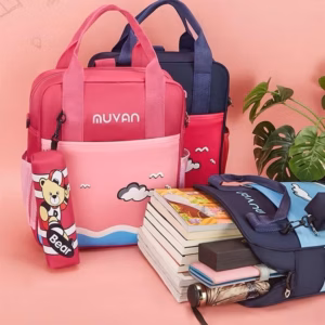 Balo Túi Xách Học Thêm Sử Dụng Đa Năng Tặng Kèm Móc Khóa Gấu 087 - Lady'S Passion