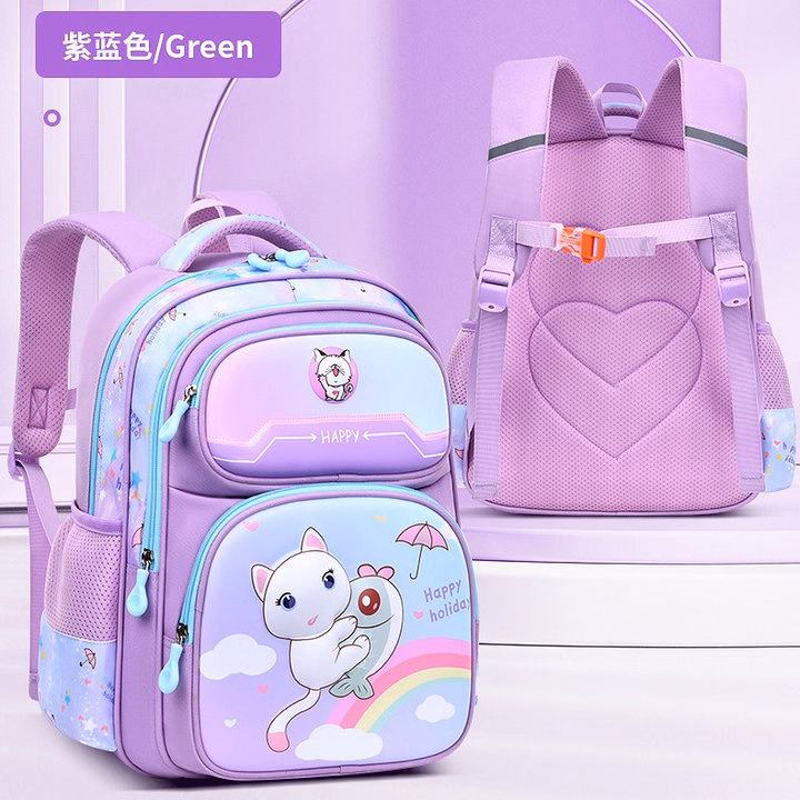 Balo Tiểu Học Hoạt Hình 3D Mẫu Mới, Chống Nước, Bảo Vệ Cột Sống Cho Bé Wh806 - Winnie House - Ảnh 9