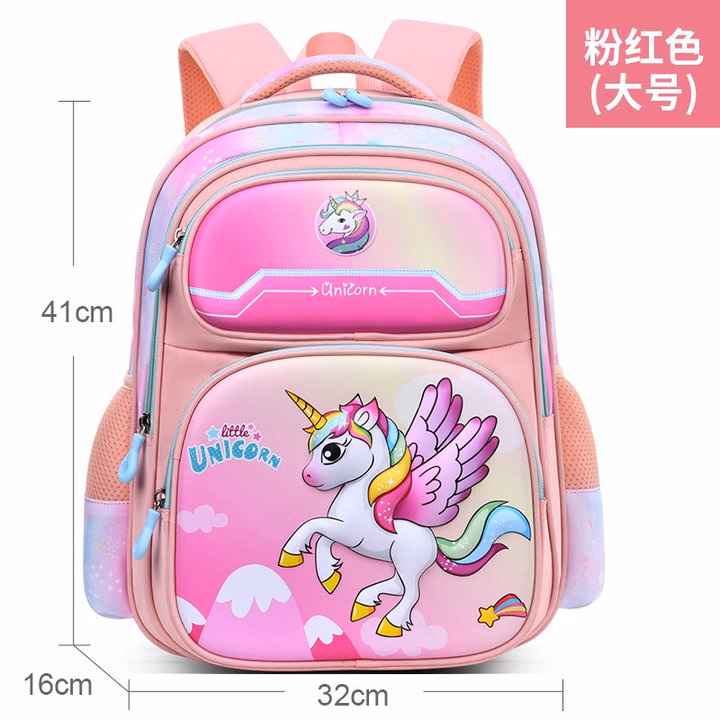 Balo Tiểu Học Hoạt Hình 3D Mẫu Mới, Chống Nước, Bảo Vệ Cột Sống Cho Bé Wh806 - Winnie House - Ảnh 4