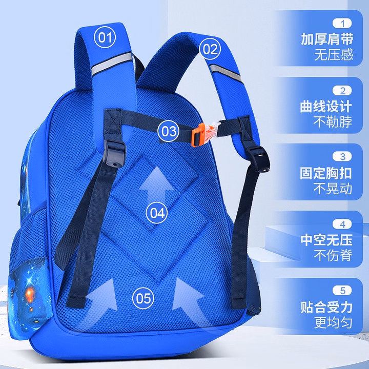 Balo Tiểu Học Hoạt Hình 3D Mẫu Mới, Chống Nước, Bảo Vệ Cột Sống Cho Bé Pp806 - Pipi Store - Ảnh 15