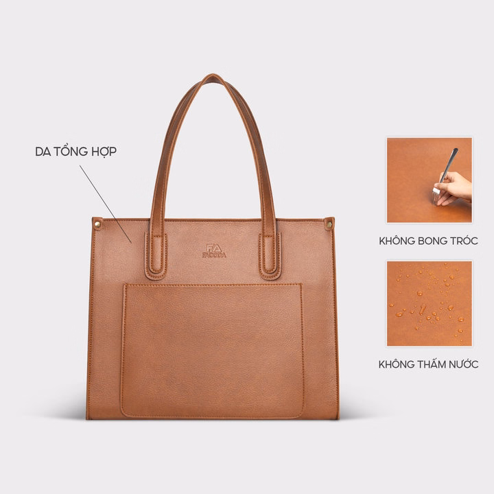 Túi Xách Nữ Công Sở Đựng Laptop Ftx2 - Fadoda - Ảnh 9