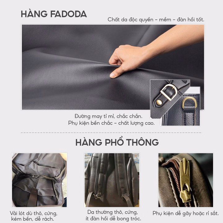 Túi Xách Nữ Công Sở Đựng Laptop Ftx2 - Fadoda - Ảnh 5