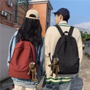 Balo Vải Trơn Đi Học Vừa A4 Vg465-Sam Store