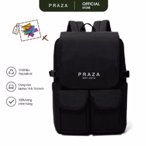 Balo Đựng Laptop Travel Backpack Chất Liệu Vải Canvas Cao Cấp + (Tặng Ví V09) Bls203 - Praza