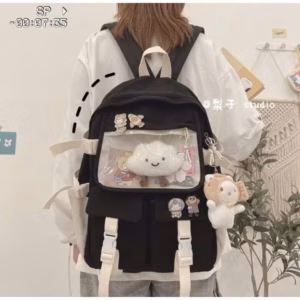 Balo Hộp Túi Viền Mica Trắng Vừa A4 St12Gf-Sam Store