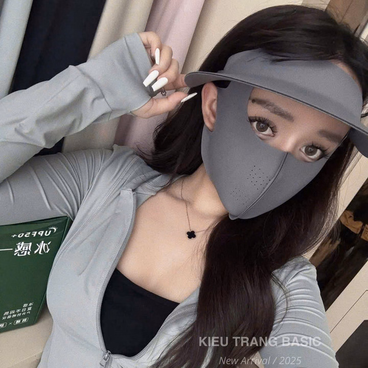 Set Hộp Mũ Và Khẩu Trang Dán Liền Dành Cho Nữ - Ảnh 4