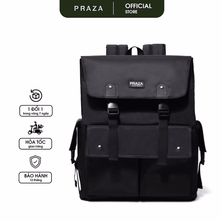 Balo Thời Trang Teago Đựng Laptop 15.6 Inch Chất Vải Oxford Cao Cấp Bls211 - Praza