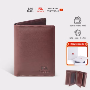 Ví Da Bò Dáng Đứng Mini Thời Trang Vn038