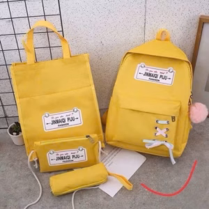 Set Balo 4 Món Piju Thắt Nơ Ts74Kh-Sam Store