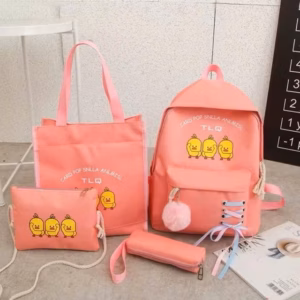 Set Balo 4 Món Thắt Nơ Vịt St98Nh-Nana House