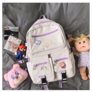 Balo Đi Học Ulzzang Vừa A4 Mars Khóa Ngang St05Mi-Sam Store