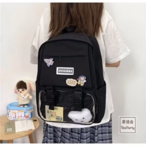 Balo Hộp Đi Học Phối Túi Mica Mr Mi Vừa A4 Ts82Yt-Nana House