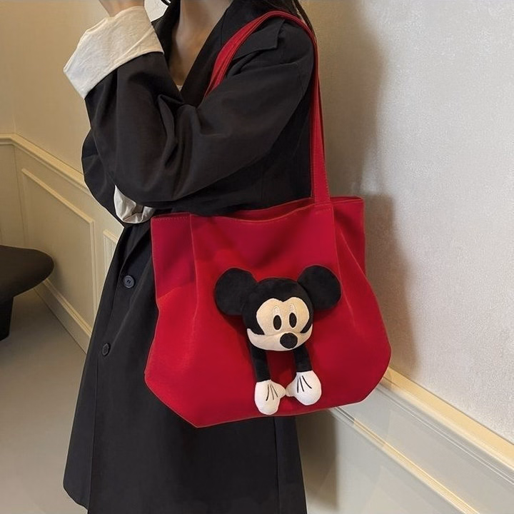 Túi Vải Canvas Mickey Cực Chất Cho Nàng Sành Điệu Pp821 - Pipi Store - Ảnh 6
