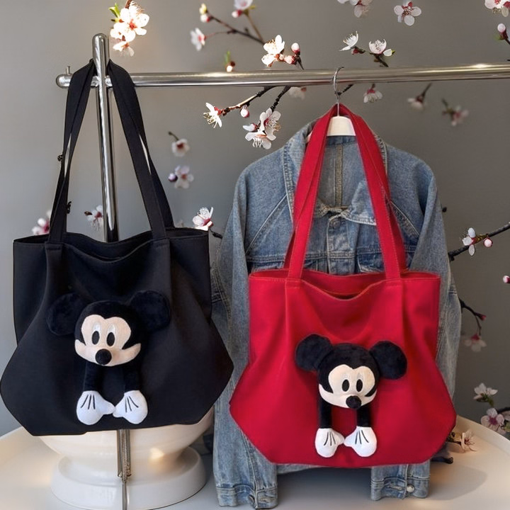 Túi Vải Canvas Mickey Cực Chất Cho Nàng Sành Điệu Pp821 - Pipi Store