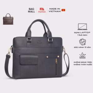 Cặp Da Công Sở Unisex Nhiều Ngăn Đa Năng Fadoda Fcd308
