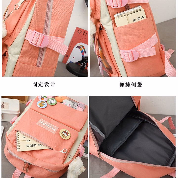 Set 4 Món Balo Đi Học Nam Nữ Thời Trang Đa Năng – Đẹp, Bền, Chống Thấm Pp836 - Pipi Store - Ảnh 20