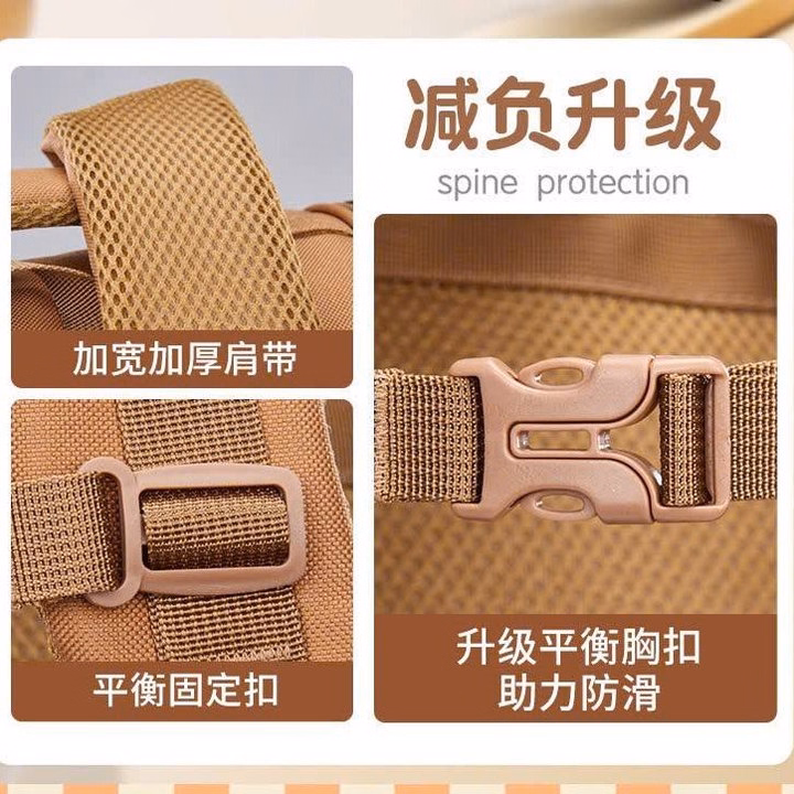 Ba Lô Cặp Sách Capybara Cho Bé Trai Bé Gái Đi Học Tiểu Học - Ảnh 3