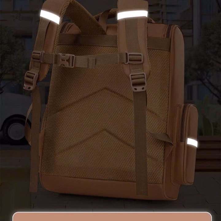 Ba Lô Cặp Sách Capybara Cho Bé Trai Bé Gái Đi Học Tiểu Học - Ảnh 4