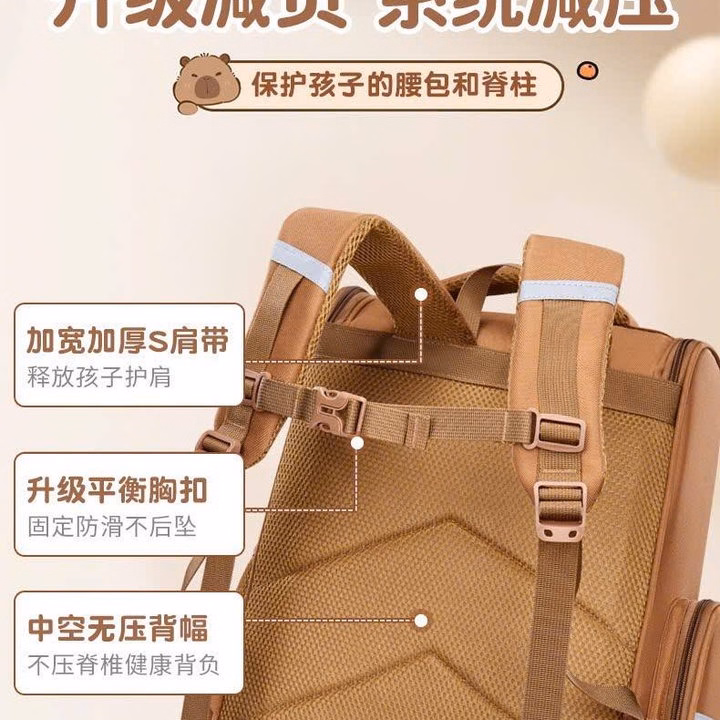 Ba Lô Capybara Cho Bé Trai Bé Gái Siêu Yêu - Ảnh 10