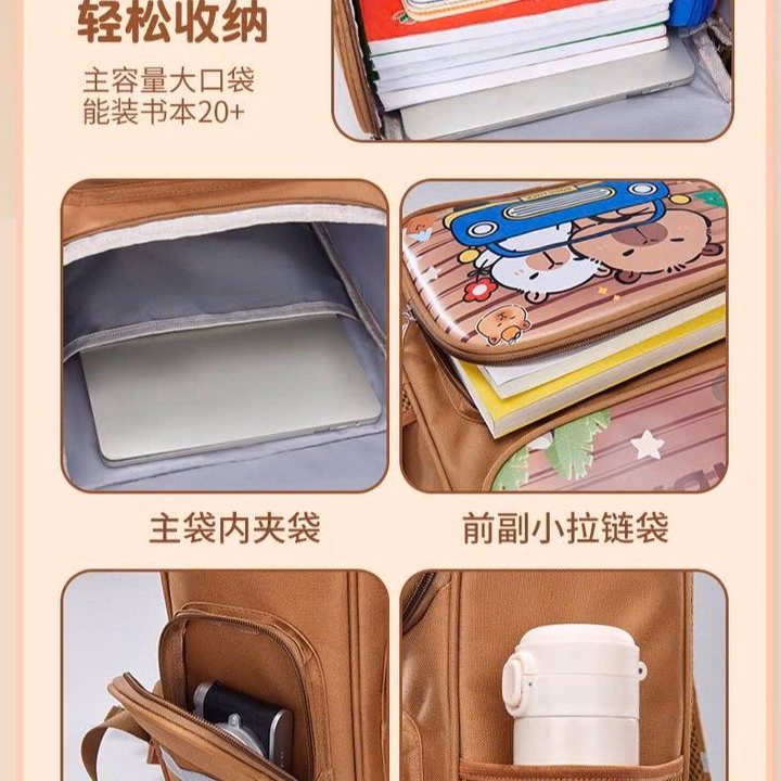 Ba Lô Capybara Cho Bé Trai Bé Gái Siêu Yêu - Ảnh 7