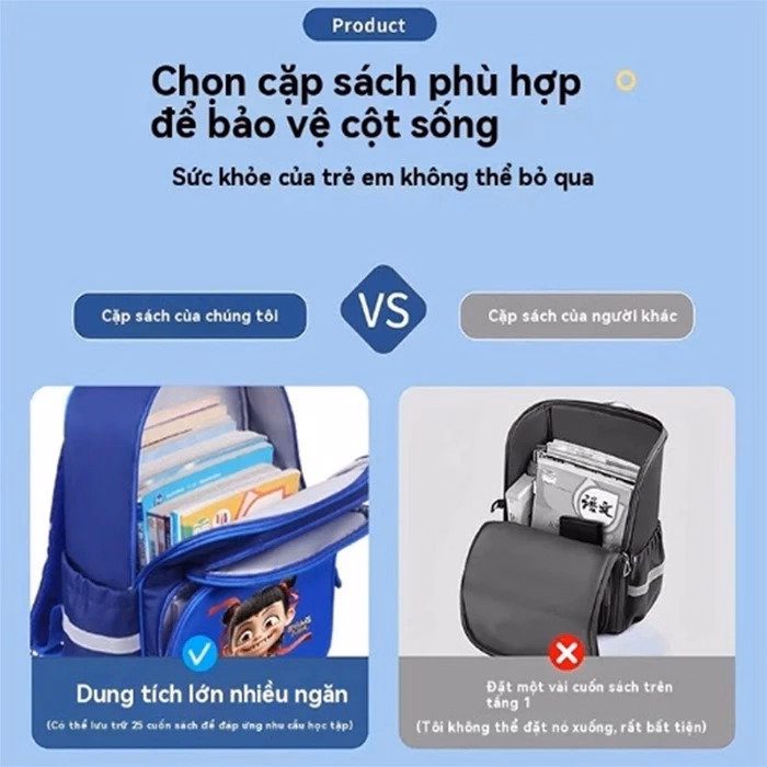 Balo Học Sinh Họa Tiết Nhật Bản Natra, Capybara, Kuromi Cực Hot Pp838 - Pipi Store - Ảnh 7