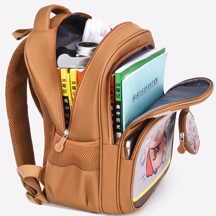 Cặp Balo Học Sinh Bền Bỉ, Siêu Nhẹ – Hình Capybara Cực Kỳ Dễ Thương Wh840 - Winnie House - Ảnh 9