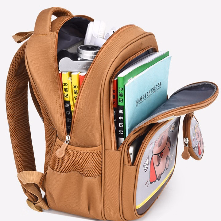 Cặp Balo Học Sinh Bền Bỉ, Siêu Nhẹ – Hình Capybara Cực Kỳ Dễ Thương Pp840 - Pipi Store - Ảnh 10