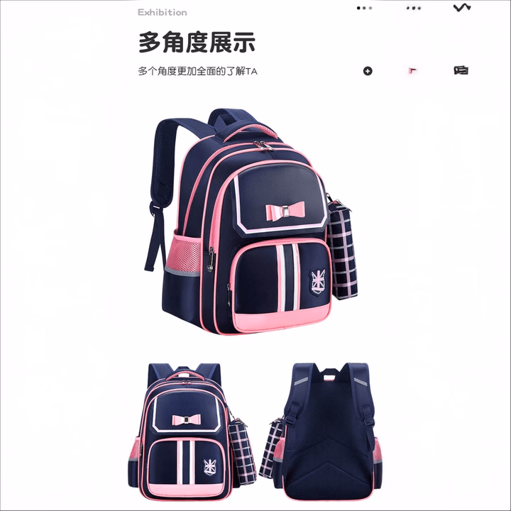 Balo Skyguard – Chống Gù, Siêu Nhẹ, Chống Nước Cho Bé Lớp 1-5 Wh842 - Winnie House - Ảnh 17