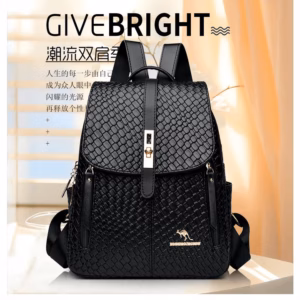 Balo Black Wave – Da Vân Cá Sang Trọng, Phong Cách Đa Năng Wh847, W706 - Winnie House