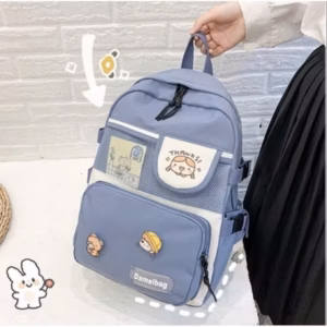 Balo Hộp Đi Học Phối Lưới Cô Gái Thank St80Uy