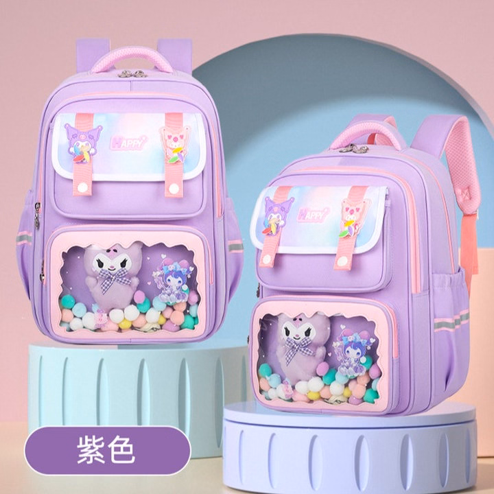 Balo Kẹo Ngọt Candybear, Ngăn Trong Suốt Có Gấu Bông, Siêu Cute Pp850 - Pipi Store - Ảnh 3