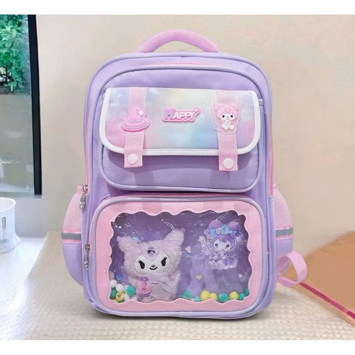 Balo Kẹo Ngọt Candybear, Ngăn Trong Suốt Có Gấu Bông, Siêu Cute Pp850 - Pipi Store - Ảnh 20