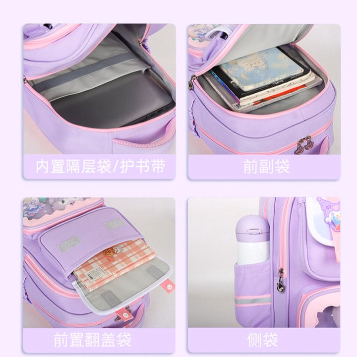 Balo Kẹo Ngọt Candybear, Ngăn Trong Suốt Có Gấu Bông, Siêu Cute Pp850 - Pipi Store - Ảnh 16