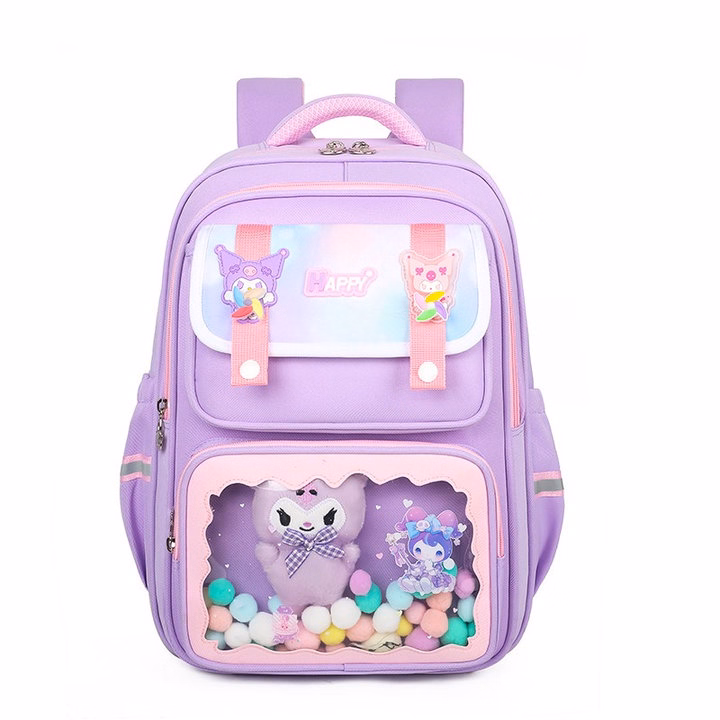 Balo Kẹo Ngọt Candybear, Ngăn Trong Suốt Có Gấu Bông, Siêu Cute Pp850 - Pipi Store - Ảnh 15