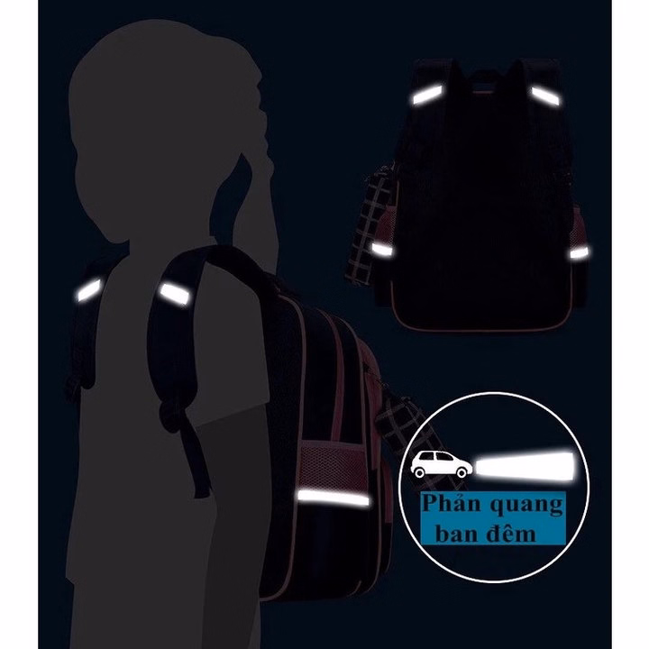 Balo Skyguard – Chống Gù, Siêu Nhẹ, Chống Nước Cho Bé Lớp 1-5 Wh842 - Winnie House - Ảnh 18