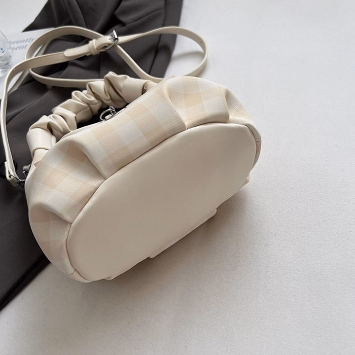 Túi Xách Xếp Ly Quai Rúm, Tặng Móc Khóa Ngôi Sao W765 - Winnie House - Ảnh 9