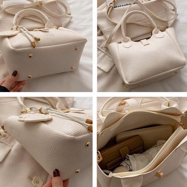 Túi Xách Nữ Da Gạo W763 – Thanh Lịch & Thời Thượng W763 - Pipi Store - Ảnh 11