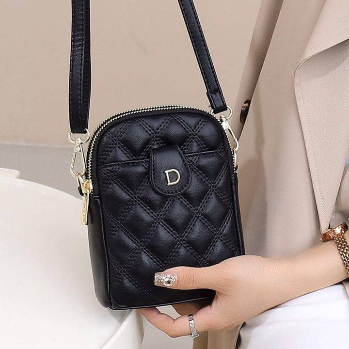 Túi Xách Nữ Đeo Chéo Chữ D Đựng Điện Thoại Nhỏ Gọn – Siêu Tiện Dụng W759 - Winnie House - Ảnh 4